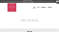 Desktop Screenshot of loveandfun.at